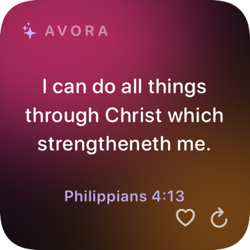 Small widget: I can do all things through Christ which strengtheneth me. Philippians 4:13